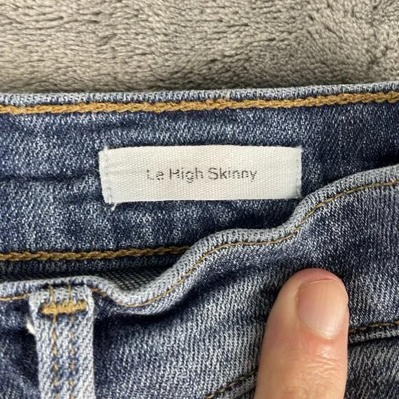 FRAME DENIM Le High Skinny Ankle Jeans, Light Wash - Size 26 - Picture 6 of 11
